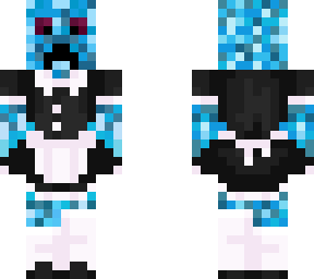updated= blue creeper in maid dress