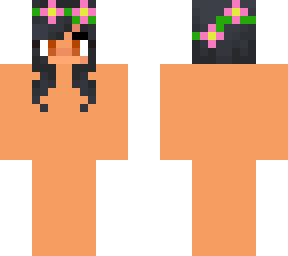 aphmau hair with pink flowers