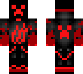 black and red flame creeper