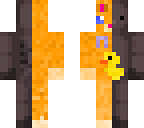 black axolotl and orange cat (reversed)