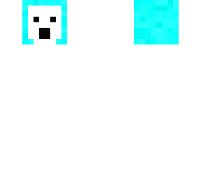 blauw hoofd met verrassing