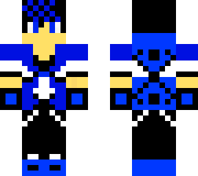 blue human ninja