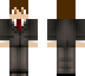 brown hair business boy
