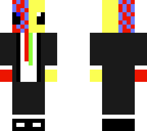 corrupted bee in a suit