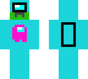 creeper among us (cyan)