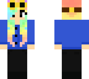 engineer maker with rainbow hair