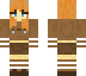 girl with brown clothes cute
