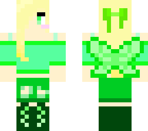 green butterfly