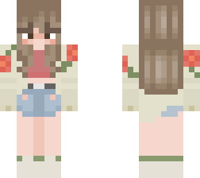 hxneydel in flower cardigan