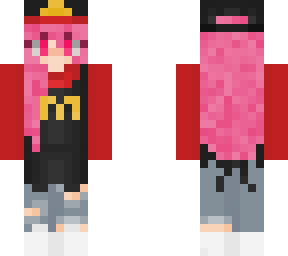 pink mcdonalds worker remake