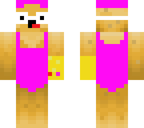 potato but in swim suit