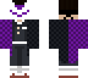 purple black haori
