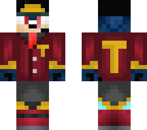 red suit