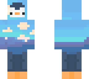 sky blue penguin
