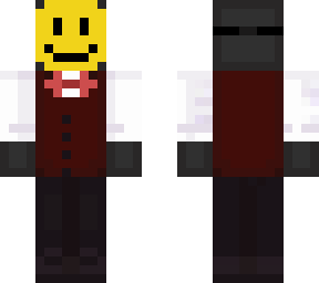smiley man (suit vest bow tie also i edited it it’s not all mine