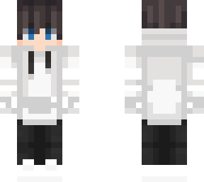 white hoodie teen