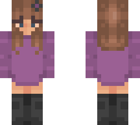 * purple hoodie girl *