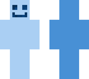 blocky blue dude