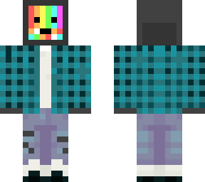 blue theme jacket tv-head guy