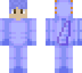 boy axolotl costume with blue hair