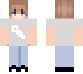 brown haired boy with a scyocks shirt