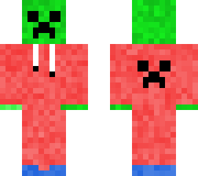 creeper with red jacket