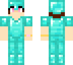 diamond armor girl