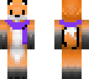 fox with scarf