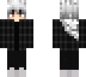 non binary character (long hair)