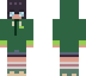 old green poncho