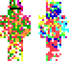 random colors man