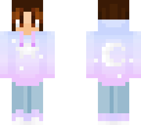 shakiwi_playz dreamy hoodie with moon and stars