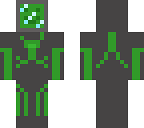 smiley redstone robot (green)