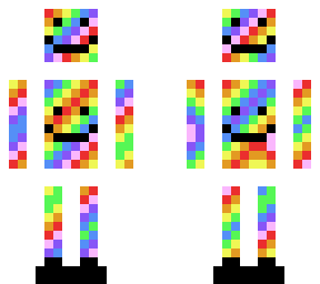 smily face rainbow