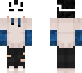 bunny mask blue