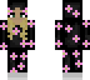 cute black flower girl