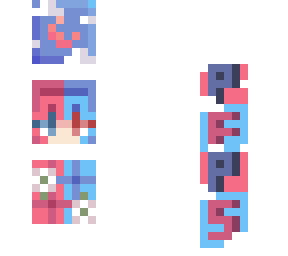 cyan and magenta // free pfp