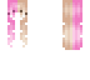 female hb - pink & blonde split