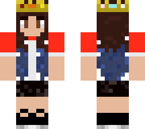 female tommyinnit with lgbtqia+ crown