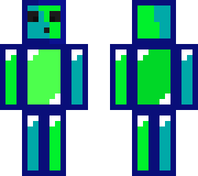 green and blue slime boyyyyyyyy