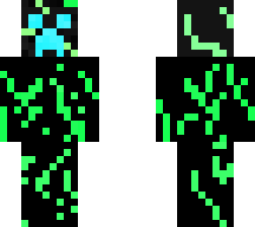 green black cracked creeper