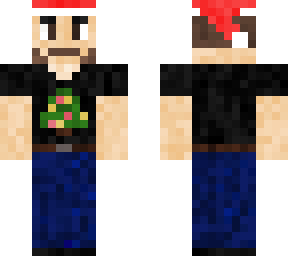 james with santa hat