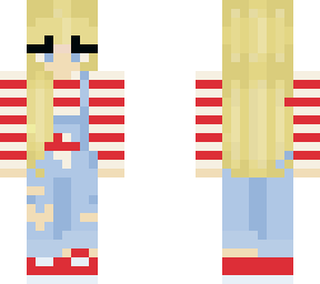 mushroom blonde girl