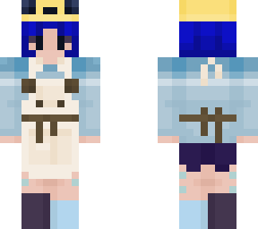 pufferfish girl with apron 3.0