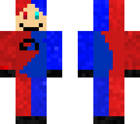 red and blue boy