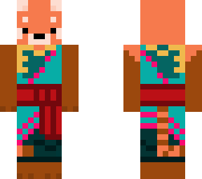 red panda warrior