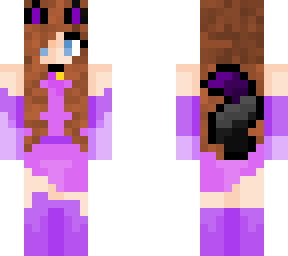 wolf girl whit brown hair