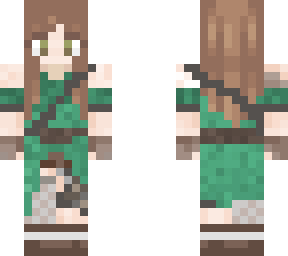 anisha skin (con vestido verde)