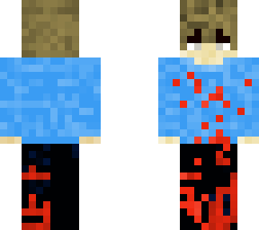 blue shirt boy