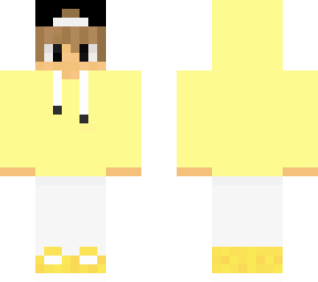 boy teen in a yellow hoodie